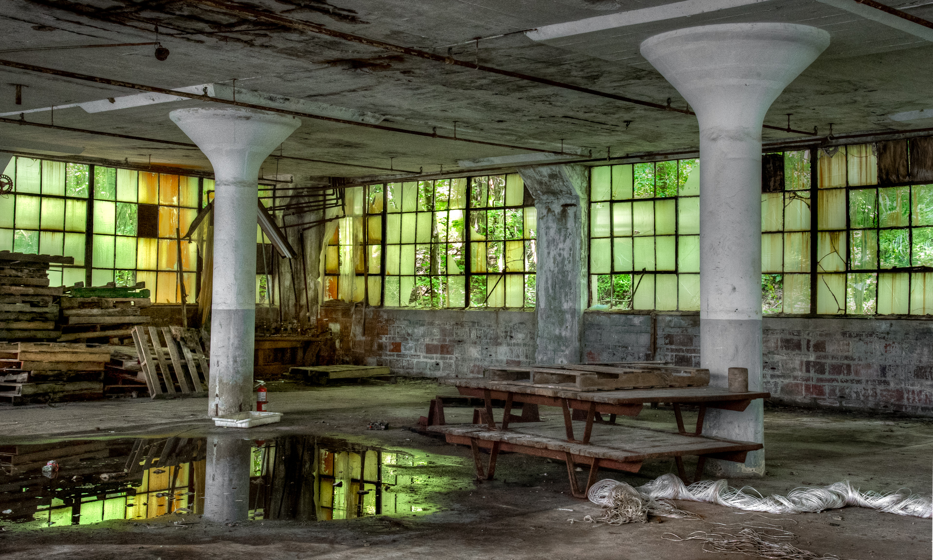 Abandoned Fiber Factory in Yorklyn Delaware 