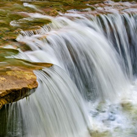 Long exposure of waterfall.